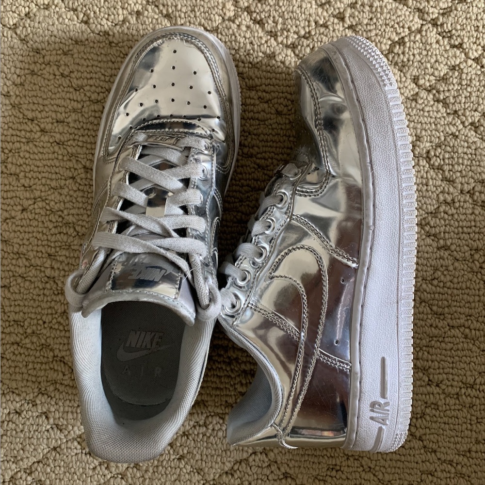 WMNS AIR FORCE 1 SP 'LIQUID METAL - CHROME'